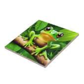 フロッグオンブランチ自然アート タイル (側面)