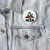 フロッグオンマッシュルームコテージコアフォレスト魔法菌類 缶バッジ (インサイチュ)