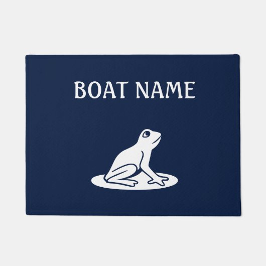 フロッグカスタム波止場マット ドアマット (正面)