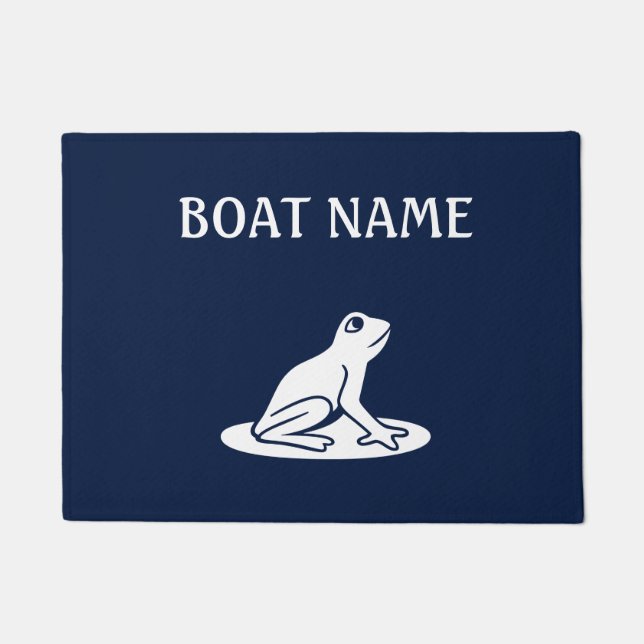 フロッグカスタム波止場マット ドアマット (正面)