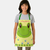 フロッグカップケーキカラフルベーキング エプロン (インサイチュ)