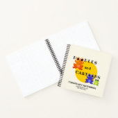 フロッグカラフルカスタムドードルスケッチブックジャーナル ノートブック (内部)