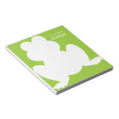 フロッグシルエット ノートパッド (アングル)