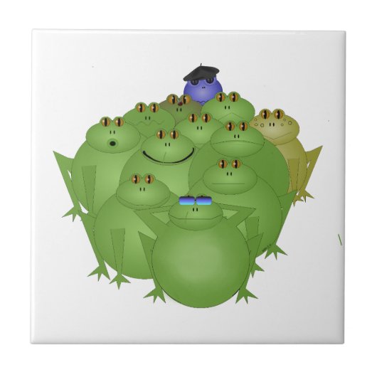 フロッグスファンキーセラミックスタイル タイル (正面)