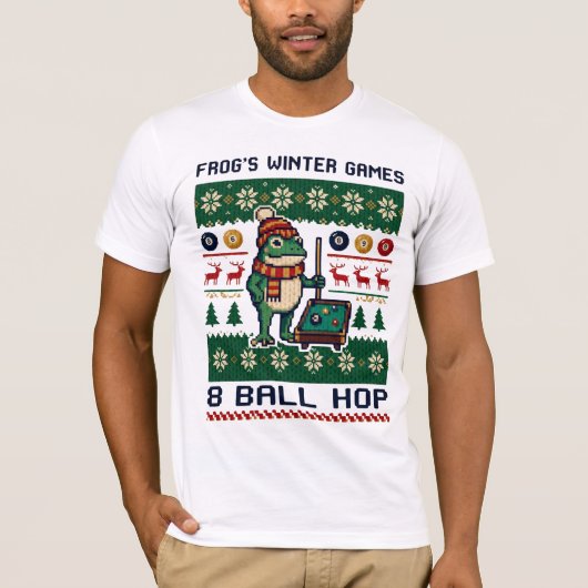 フロッグズ・ウィンター・ゲームズ 8ボールホップ Tシャツ (正面)