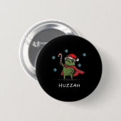 フロッグナイトの喜びだ 面白い剣のミーム クリスマス 缶バッジ (正面&裏面)