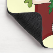 フロッグノエルホリデーTシャツとギフト マウスパッド (コーナー)