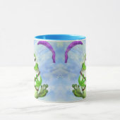 フロッグパラグライダーおもしろマグカップ マグカップ (中央)
