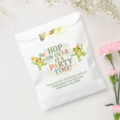 フロッグパーソナライズされた幼児キッズボーイガール誕生日 フェイバーバッグ (封をした状態)