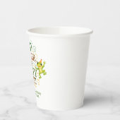 フロッグパーソナライズされた幼児キッズボーイガール誕生日 紙コップ (左)