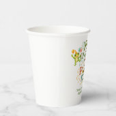 フロッグパーソナライズされた幼児キッズボーイガール誕生日 紙コップ (右)