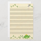 フロッグプリンスアンドマウスミュージック原稿紙 便箋 (正面/裏面)