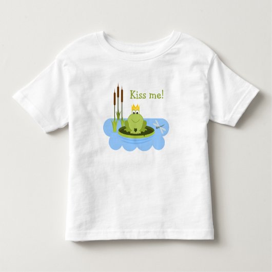 フロッグプリンスキスミー トドラーTシャツ (正面)
