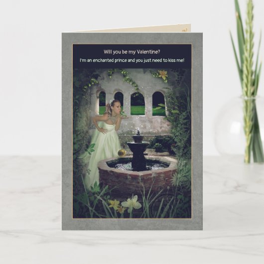 フロッグプリンスバレンタインホリデーカード シーズンカード (正面)