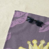 フロッグプリンスビーチタオル – ペイント ビーチタオル (インサイチュ)