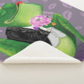 フロッグプリンスベビーシェルパブランケットおもしろい シェルパブランケット (3/4)