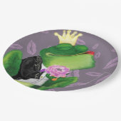 フロッグプリンス紙プレート おもしろい ペーパープレート (アングル)