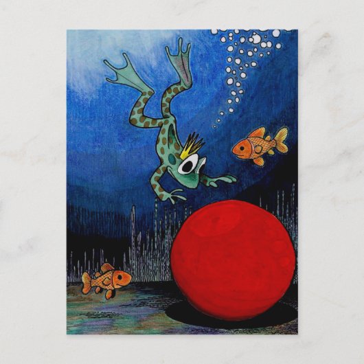 フロッグプリンス ポストカード (正面)