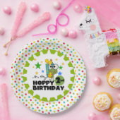 フロッグホッピー2歳の誕生日紙プレート ペーパープレート (パーティー)
