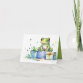 フロッグホリデイ誕生日 招待状 (裏面)