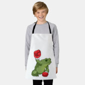 フロッグボクサーボクシング手袋 エプロン (着用した状態)