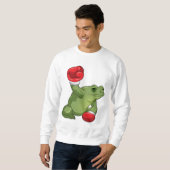 フロッグボクサーボクシング手袋 スウェットシャツ (正面フル)