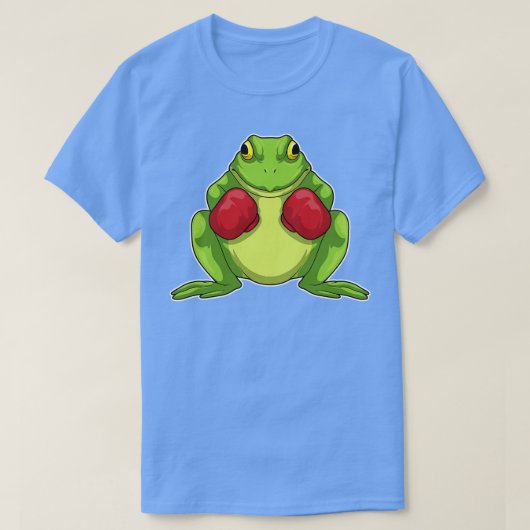 フロッグボクサーボクシング手袋 Tシャツ (デザイン正面)