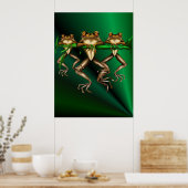 フロッグポスター3 ポスター (キッチン)