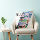 フロッグユニークガーデンフローラ装飾用クッション クッション (椅子)