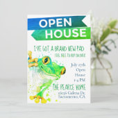 フロッグ引っ越し祝いパーティーパーティーオープンハウス 招待状 (スタンド正面)