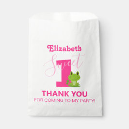 フロッグ1thバースデーパーティーの好意バッグ フェイバーバッグ