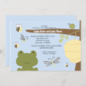 フロッグ&フレンズ招待状 招待状 (正面/裏面)