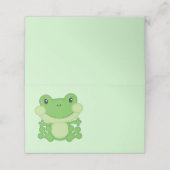 フロッグ・ベビー・シャワー・グリーン プレイスカード (外部開封)