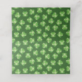 フロッグ・ベビー・シャワー・グリーン プレイスカード (内部開封)