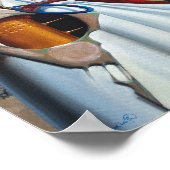 フロッサム男。油のキャンバス。Gary Dorking ポスター (角)