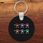 フロッシングハートバレンティンデイフロスのようなボスB キーホルダー (裏面)