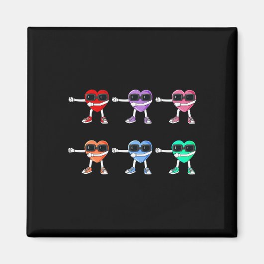 フロッシングハートバレンティンデイフロスのようなボスB マグネット (正面)