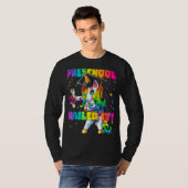 フロッシングUnicorn就学前キャップ卒業証書 Tシャツ (正面フル)