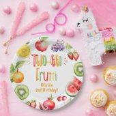 フロッティの女の子2nd誕生日パーティー ペーパープレート (パーティー)