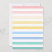 フロッティ二枚！リトルかわいこちゃんフルーツ2nd誕生日 招待状 (裏面)