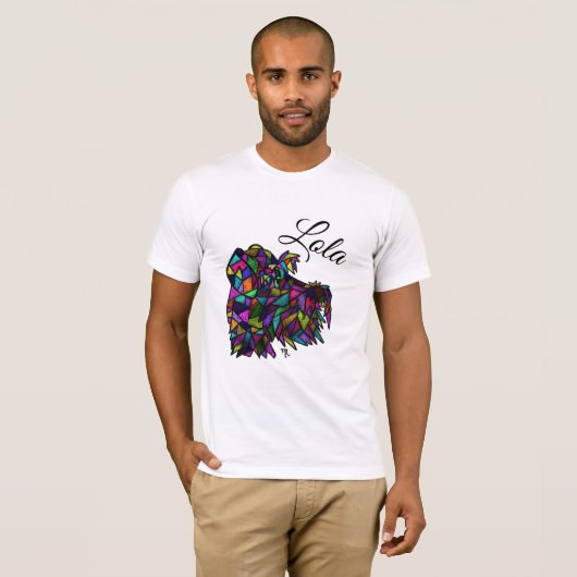 フロッピィパーソナライズされたーのシュナウツァーシャツ Tシャツ (正面フル)