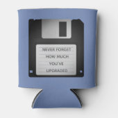 フロッピッやる気を起こさせるプディスクアップグレード引用文 缶クーラー (正面)