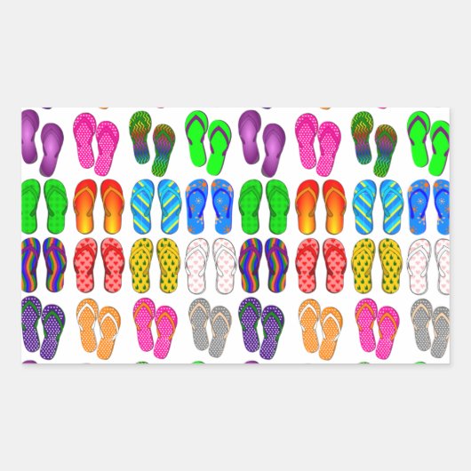 フロッピングを反転 長方形シール (正面)