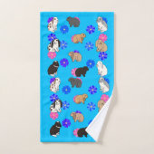 フロッピーで育てたウサギ バスタオルセット (ハンドタオル)