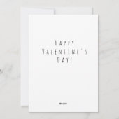 フロッピーディスク金ゴールドハートバレンタインデーのコンピュータ シーズンカード (裏面)