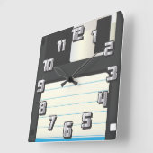 フロッピーディスク スクエア壁時計 (傾斜)