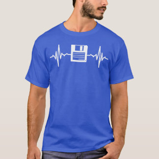 フロッピーディスク ハートビート フレンド Tシャツ