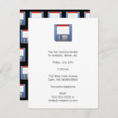 フロッピーディスク 招待状 (正面/裏面)