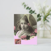 フロッピーハットガールポストカード ポストカード (スタンド正面)