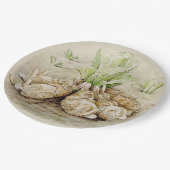 フロッピーバニー眠っている(Beatrix Potter) ペーパープレート (アングル)